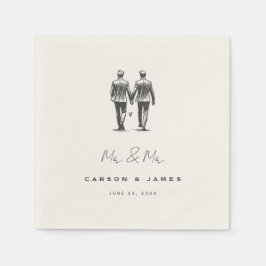 Guardanapo De Papel Langley Sr. e Sr. Wedding