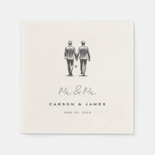 Guardanapo De Papel Langley Sr. e Sr. Wedding