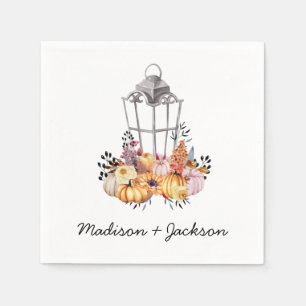 Guardanapo De Papel Lanterna Watercolor Autumn Personalizado
