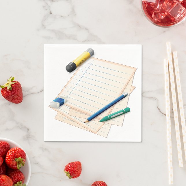 Guardanapo De Papel Lápis e Papel Nápoles (Criador carregado)