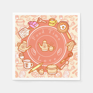 Guardanapo De Papel Laranja de Kitchenware