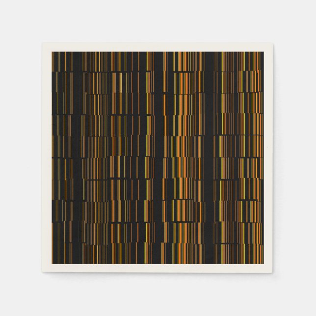 Guardanapo De Papel Laranja Moderno Muito Legal, Rasgada (Frente)