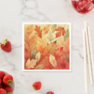 Guardanapo De Papel Laranja Queda Aquarela Deixa Decoupage Napkins