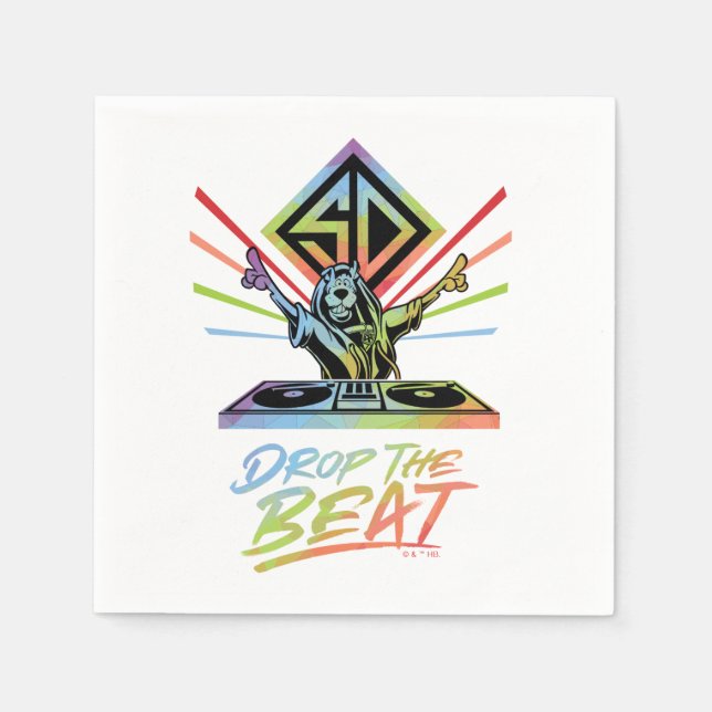 Guardanapo De Papel Largue a batida: DJ Scooby-Doo (Frente)