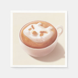 Guardanapo De Papel Latte Art