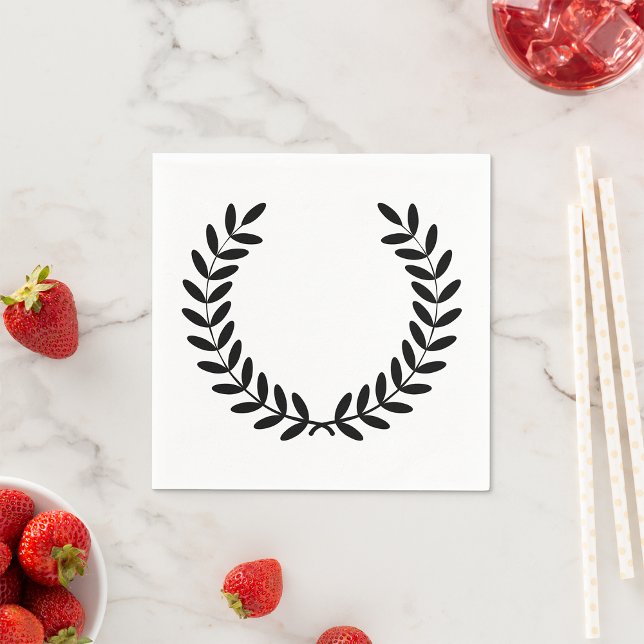 Guardanapo De Papel Laurel Wreath Paper Napkins (Criador carregado)