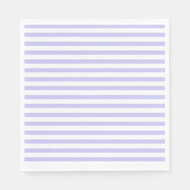 Guardanapo De Papel Lavanda com striping (Frente)