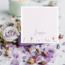 Lavanda Floral Personalizado Chá