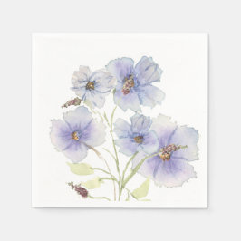 Guardanapo De Papel Lavanda Partido de Flores Selvagens Napkins