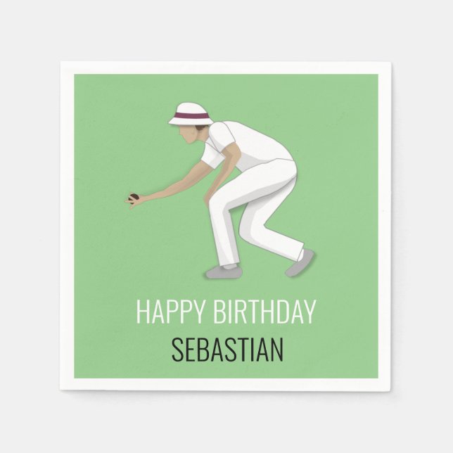 Guardanapo De Papel Lawn Bowls (Frente)