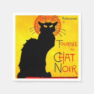 Guardanapo De Papel Le Chat Noir Vintage