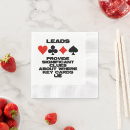 Guardanapo De Papel Leads Fornecem Pistas Significativas Sobre Cartas-