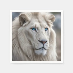 Guardanapo De Papel Leão branco