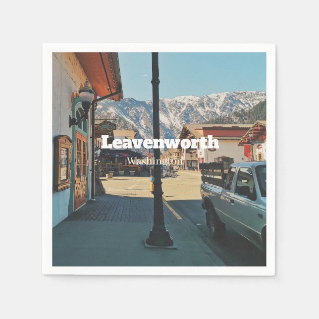 Guardanapo De Papel Leavenworth - Washington  (Frente)