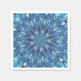 Guardanapo De Papel Legal Papel Padrão Azul Nápoles