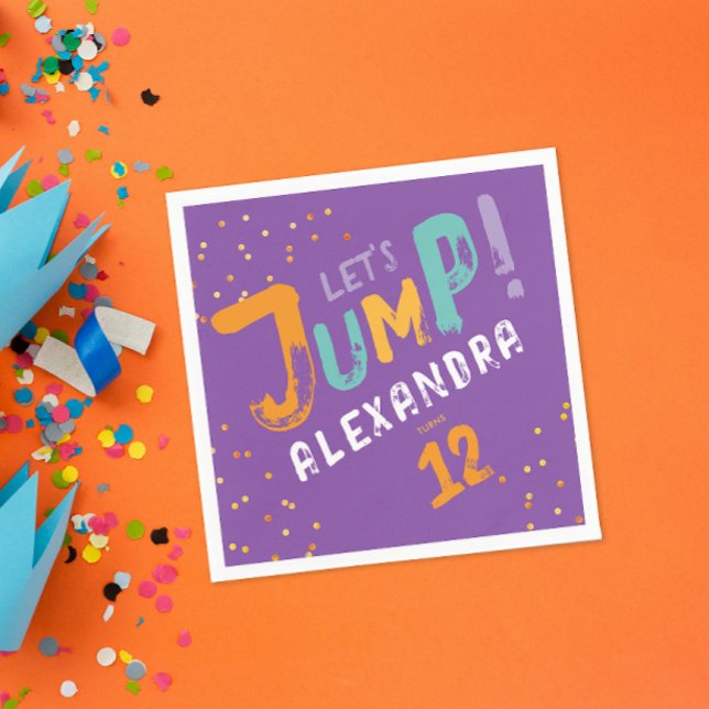 Guardanapo De Papel Legal Tendência Colorida de Púrpura Típico (Criador carregado)