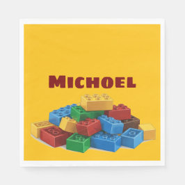 Guardanapo De Papel Lego upsherin napkins