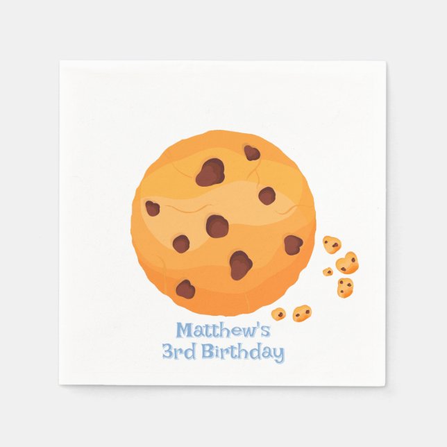 Guardanapo De Papel Leite e cookies (Frente)