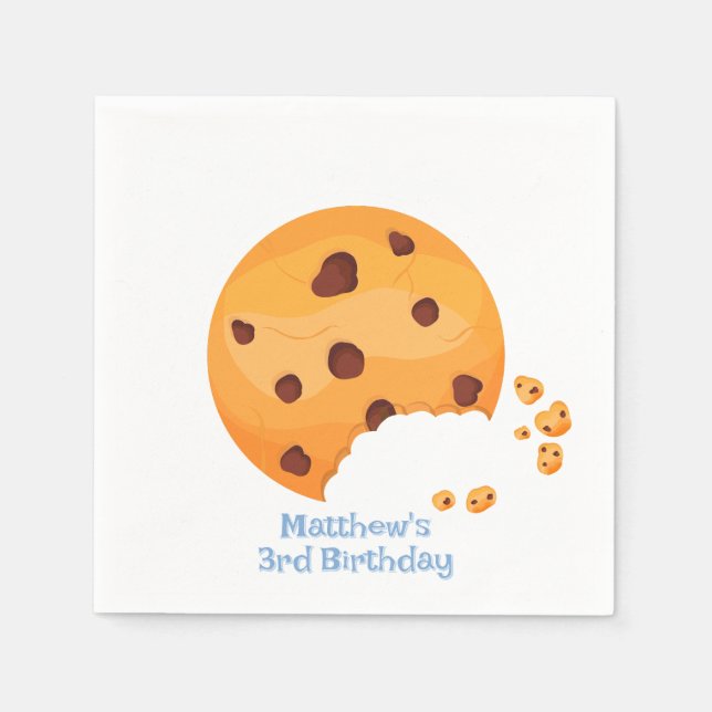 Guardanapo De Papel Leite e cookies (Frente)