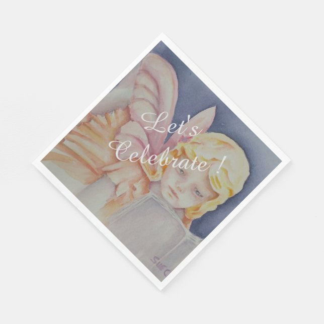 Guardanapo De Papel Leitura de Celebração do vamos (Quina)