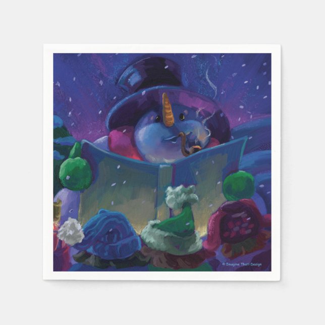 Guardanapo De Papel Leitura de Tempo Inteiro (Frente)