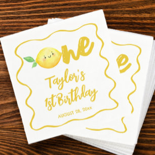 Guardanapo De Papel Lemon Birthday