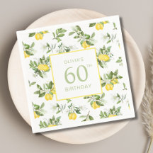Lemon Citrus 60th Birthday