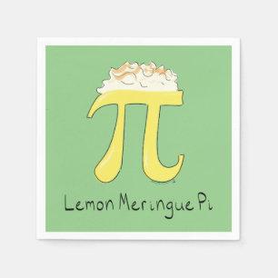 Guardanapo De Papel Lemon Meringue Pi - Símbolo de Matemática