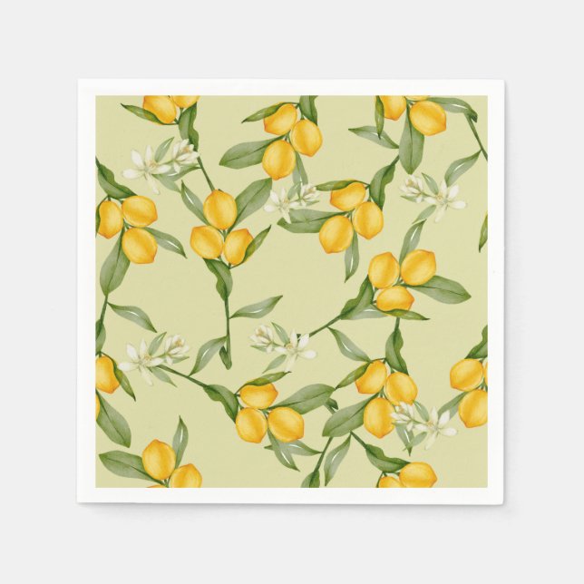 Guardanapo De Papel Lemon Napkins (Frente)
