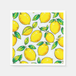 Guardanapo De Papel lemon napkins