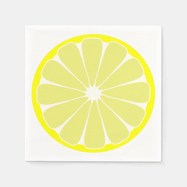 Guardanapo De Papel Lemon Paper Party Napkins (Frente)