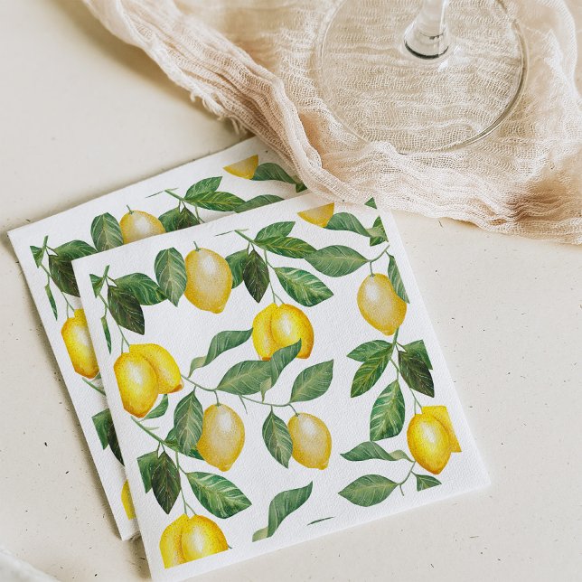 Guardanapo De Papel Lemon Season | (Criador carregado)