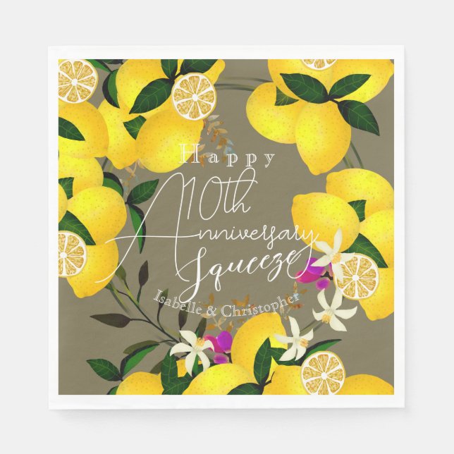 Guardanapo De Papel Lemon Squeeze (Frente)