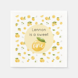 Guardanapo De Papel Lemon Sweet One Party