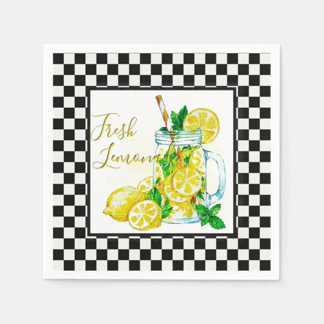 Guardanapo De Papel Lemonade Napkins (Frente)