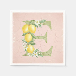 Guardanapo De Papel Lemons e Jasmine, por Natasha Us