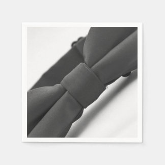 Guardanapo De Papel Lenço de Papel Gravata Borboleta Preta Elegante