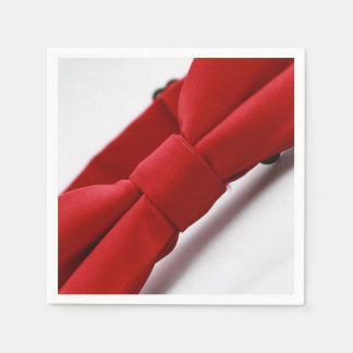 Guardanapo De Papel Lenço de Papel Gravata Borboleta Vermelha Elegante