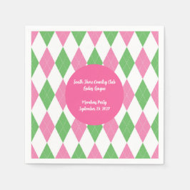 Guardanapo De Papel Lenços de festa da Ladies Golf League