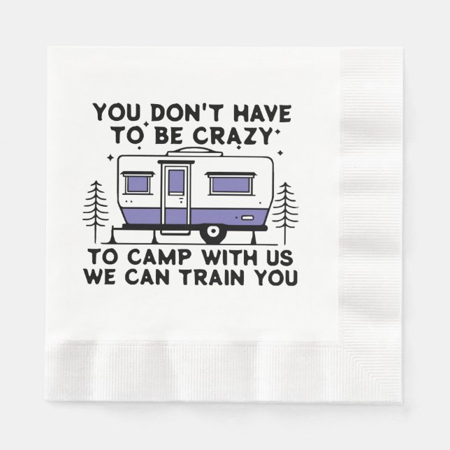 Guardanapo De Papel Lenda do Acampamento Desde Sempre (Frente)