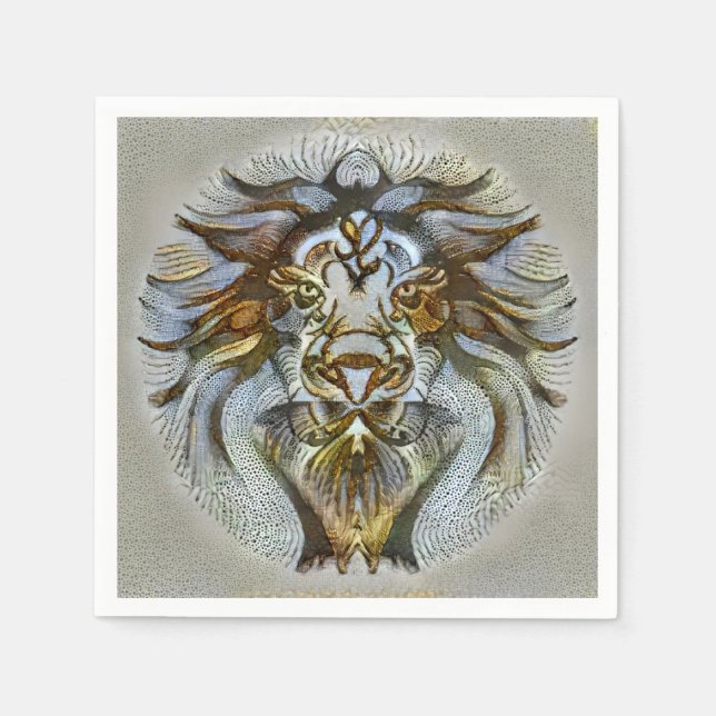 Guardanapo De Papel Leo Venice (Frente)