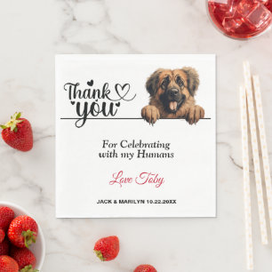 Guardanapo De Papel Leonberger Dog Paper Napkins