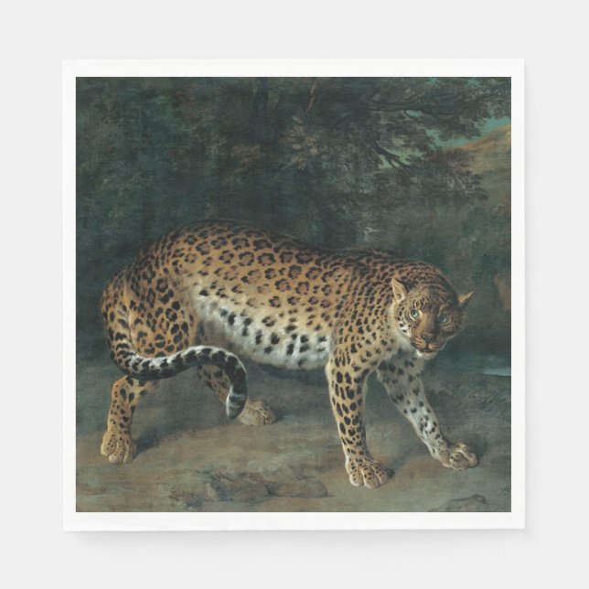 Guardanapo De Papel Leoparda (por Jean-Baptiste Oudry) (Frente)