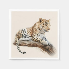 Guardanapo De Papel Leopardo
