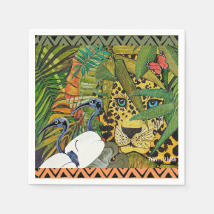 Guardanapo De Papel Leopardo Sagrado