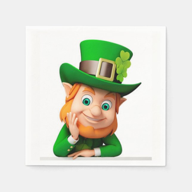 Guardanapo De Papel Leprechaun (Frente)