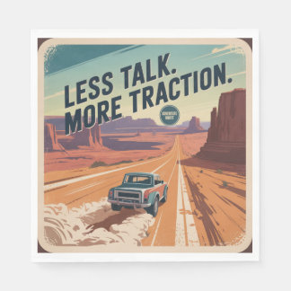 Guardanapo De Papel Less Talk. More Traction