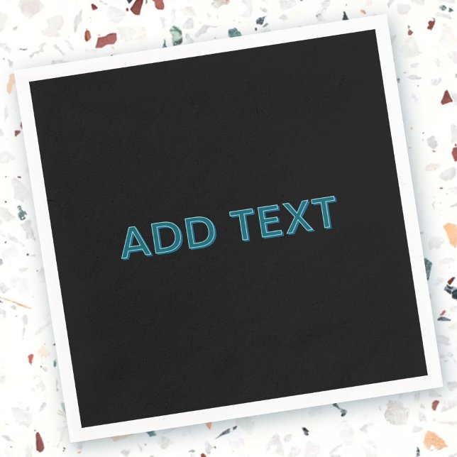 Guardanapo De Papel Letra com destaque editável com sombra suspensa (Criador carregado)