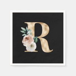 Guardanapo De Papel Letra R das iniciais dos dias feriados