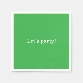 Guardanapo De Papel 'Let's Party' Vibrant Birthday Holiday Graduations